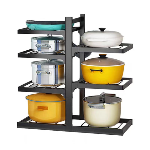 Double-sided Pot and Pan Storage Shelf